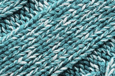 Texture Of A Blue Knitted Sweater Stock Photo Image Of Fashion