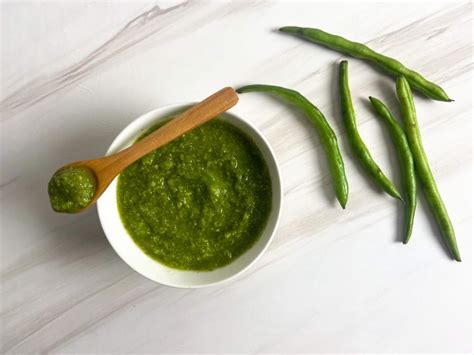 Green Bean Dill Baby Food Puree Raising Veggie Lovers