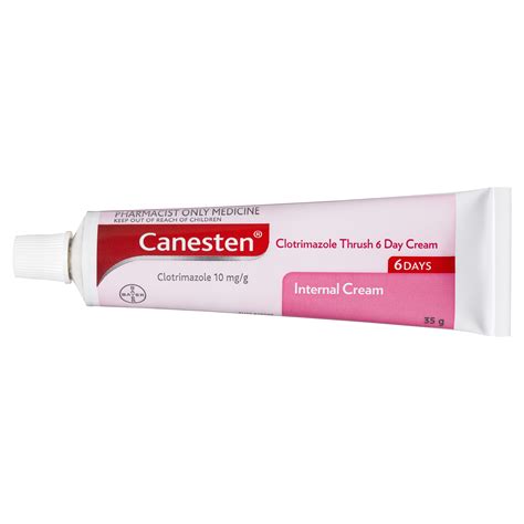 Canesten 6 Day Thrush Treatment Internal Soothing Cream 35g Amals