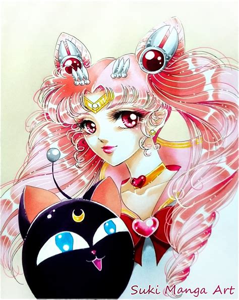 Copic Marker Europe Sailor Chibi Moon Fan Art By Suki Manga Art
