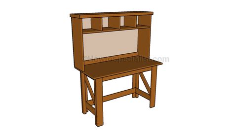Desk Hutch Plans Howtospecialist How To Build Step By Step Diy Plans