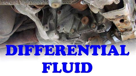 How To Change Differential Fluid Youtube
