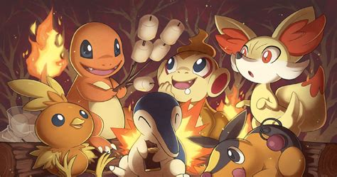 Pokémon Every Fire Type Starter Ranked Thegamer