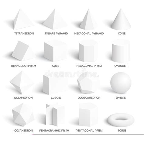 Basic Shapes Stock Illustration Illustration Of Cone 5307859