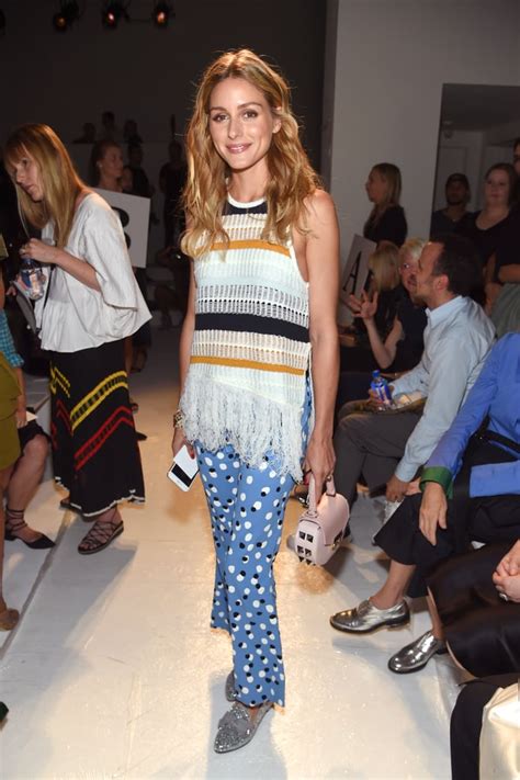 Olivia Palermo Celebrities Front Row At New York Fashion Week Spring