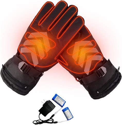 Usb Rechargeable Heated Gloves Ski Heated Gloves Snowboarding Thermal