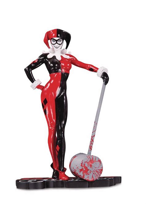 Buy Toys And Models Harley Quinn Red White And Black Statue By Adam