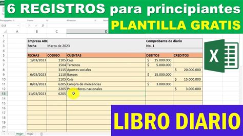 Asientos Contables En El Libro Diario Ejercicios Resueltos Youtube