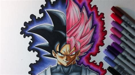 Drawing Black Goku Black Goku Ssj Rose Youtube
