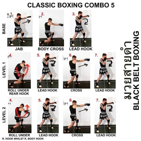 Effective Muay Thai Combos Kickboxing Workout Martial Arts Workout Boxing Workout