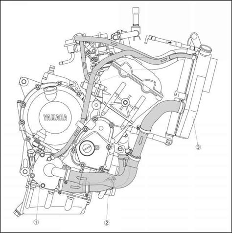 Hose Line Yamaha R6 Engine Diagram