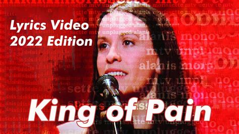 Alanis Morissette King Of Pain Unplugged Lyrics Youtube