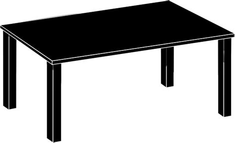Table Clipart Black And White Clipart Best