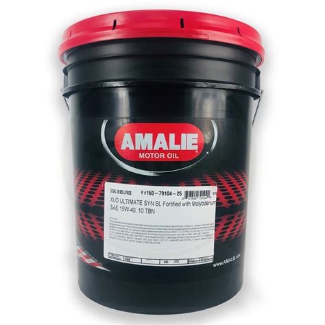 Amalie Xlo Motor Oil 15w 40 5 Gal 10 4 Truck Parts