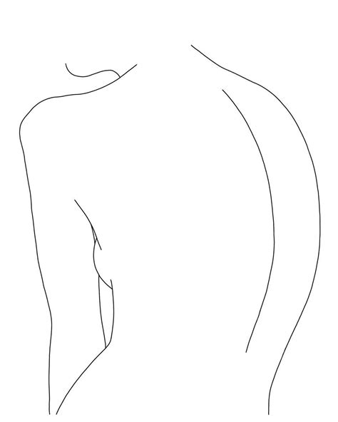 Women S Body Line Drawing Now Available To Buy As An A Giclee Print On