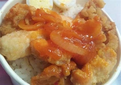 Intip resepnya di sini yuk. Resep Rice bowl chicken crispy saos asam manis with booked ...
