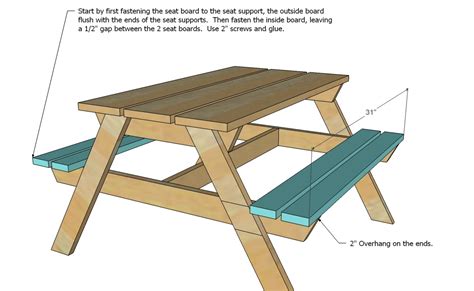 Woodworking Plans And Simple Project Know More Free Picnic Table Plans 2x6