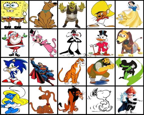 Old Cartoon Characters And Their Names Cartoon Character