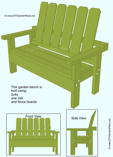 Adirondack Chair Plans Using 2x6 Woodworking Small Projects