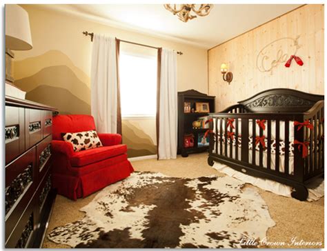 Bunk room with western personality. Design Reveal: Boy's Western Theme Cowboy Baby Nursery