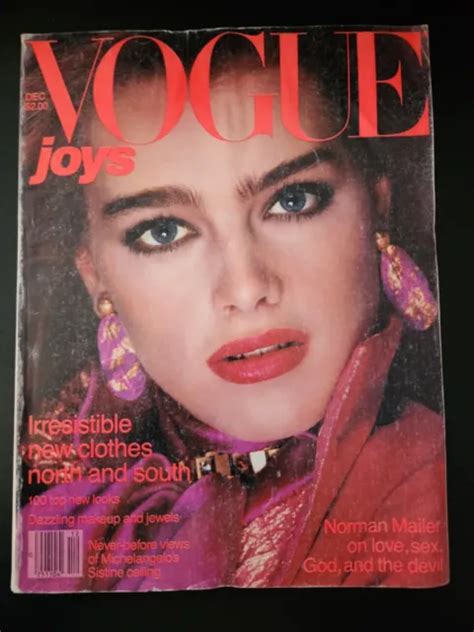 Vogue Magazine December 1980 Us Brooke Shields No Label 3596 Picclick