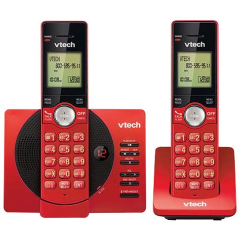 Vtech 2 Handset Dect 60 Cordless Phone With Caller Id And