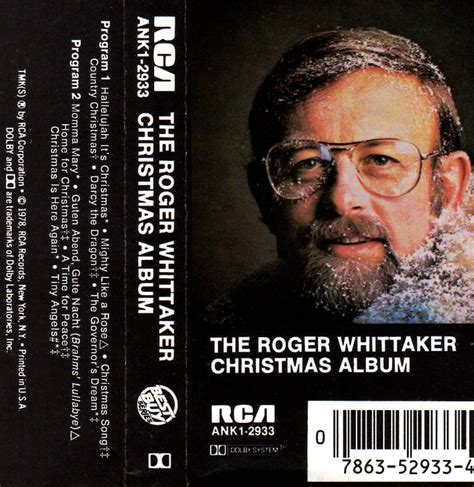 The Roger Whittaker Christmas Album Audio Cassette Amazonca Music