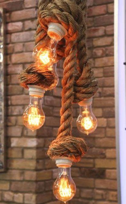 Amazing Rustic Hanging Bulb Lighting Ideas 27 Diy Rope Lights Rope
