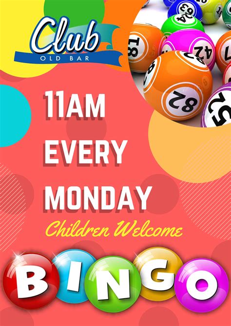 Bingo Flyer 1 Club Old Bar And Taree West Bowling Club