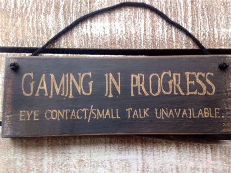 Personalised teenage bedroom door metal sign. Gaming in Progress, Funny Gift for Men. Gift for Boys ...