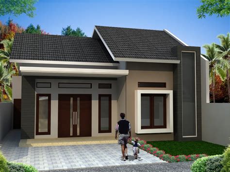 Bukan hanya itu, teras juga merupakan bagian penting yang tampak di bagian depan rumah. Gambar desain rumah minimalis dengan model teras unik dipinggir jalan | Desain Rumah Perumahan