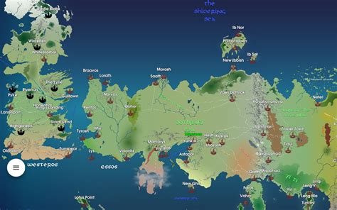 Games Of Thrones Map World Map 07
