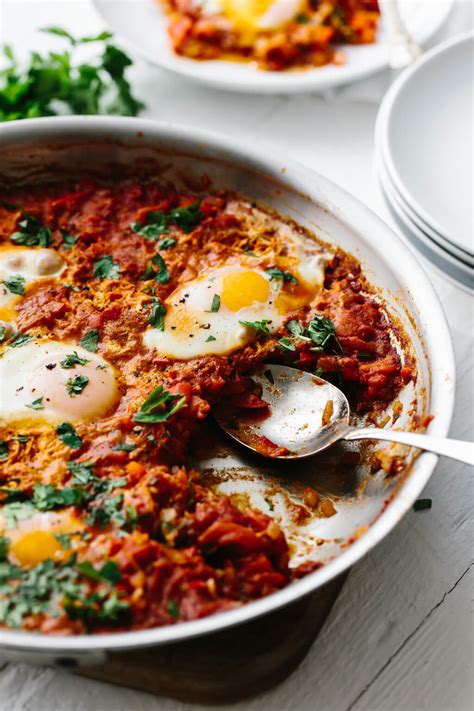 As manal says breakfast is a very important meal in the middle east; Shakshuka Recipe | Downshiftology