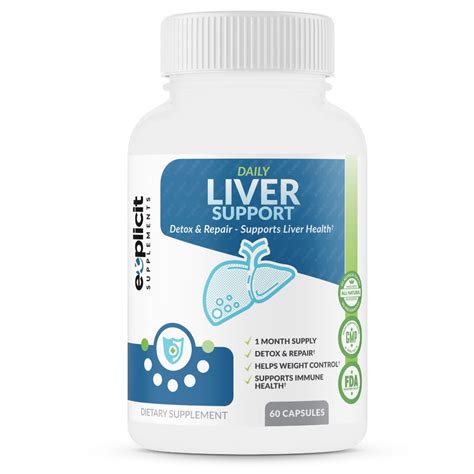 Natural Liver Support With Milk Thistle Dandelion Root And More