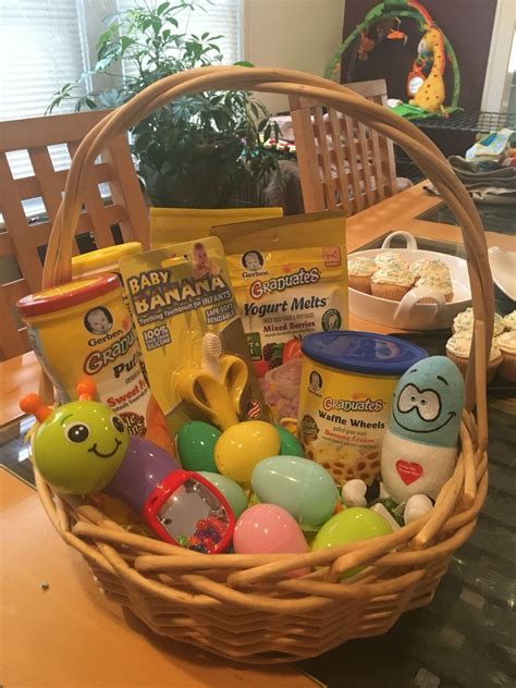 Here are our favorite easter basket ideas for teenagers, toddlers, adults, babies and more! Diy baby's first Easter basket | Baby's first easter ...