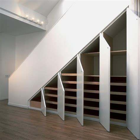 Point the toes of your back foot toward the by THERESE KNUTSEN: STAIRCASE STORAGE