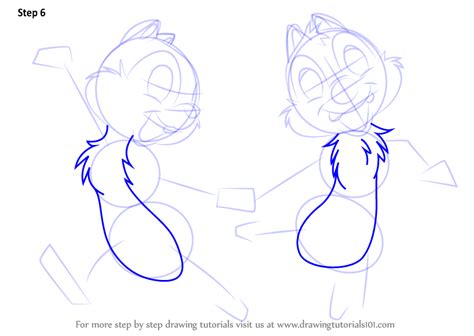 Learn How To Draw Chip And Dale Chip N Dale Step By