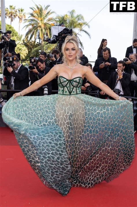 Tallia Storm Shows Off Her Sexy Tits At The 75th Annual Cannes Film
