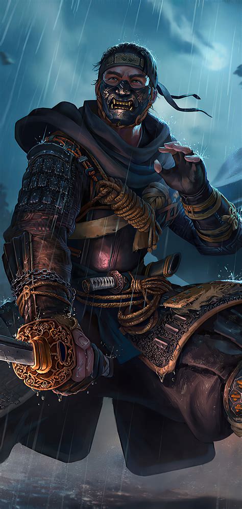 1080x2270 Samurai Ghost of Tsushima 1080x2270 Resolution Wallpaper, HD