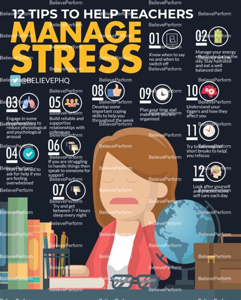 12 Tips To Help Teachers Manage Stress Believeperform The Uks