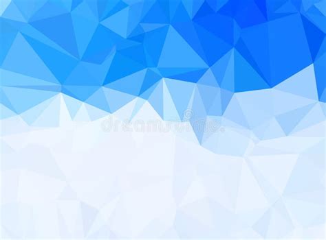 Blue Color Of Polygon Background Stock Illustration Illustration Of