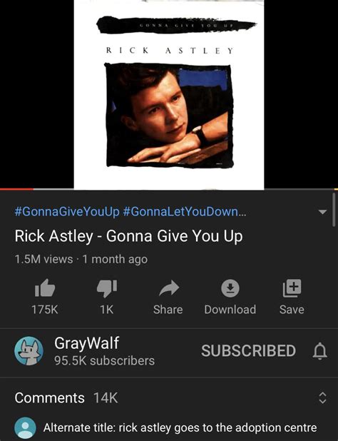 Cursed Rick Roll Rcursedcomments