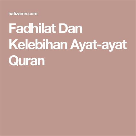 Umat islam dapat melaksanakan amalan membaca surat yasin setelah shalat. Amalan Surat Yasin 41 - Rumi Books