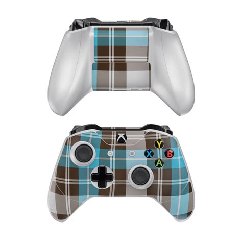Turquoise Plaid Xbox One Controller Skin Istyles