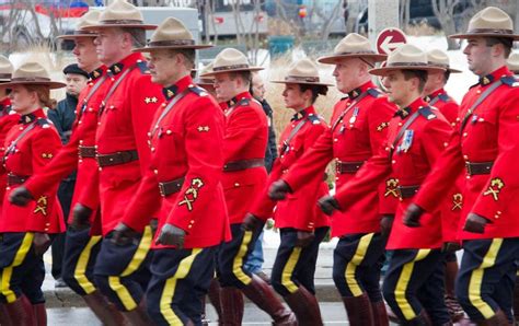 The Royal Canadian Mounted Police Mounties Police Uniforms Police