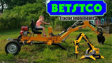 9 Hp Towable Backhoe Betstco Unboxing And Assembling This Little