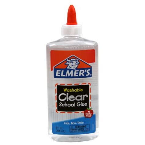 Elmers Washable School Glue Clear 9 Fl Oz Qfc