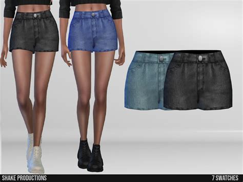 The Sims Resource 904 Denim Shorts