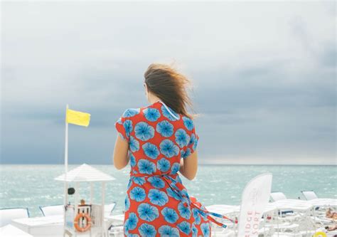 Woman Facing The Ocean During Day · Free Stock Photo