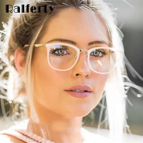 Ralferty Glasses Frame Women Clear Eyeglasses Frames For Glasses F92128